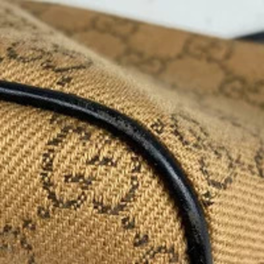 Gucci accessory Clutch GG brown canvas handbag Brown
